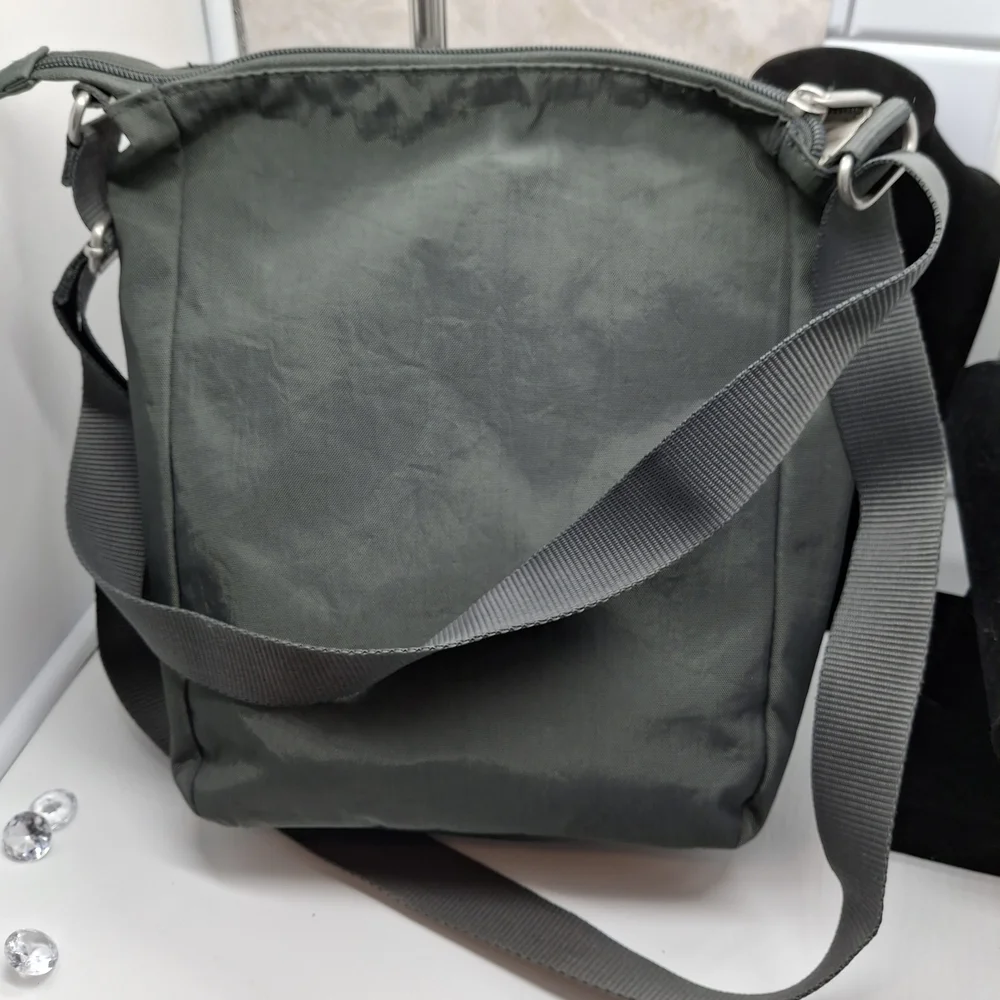 Baggalini Charcoal Messenger Bag